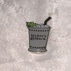 Maker’s Mark mint julep collectible lapel pin